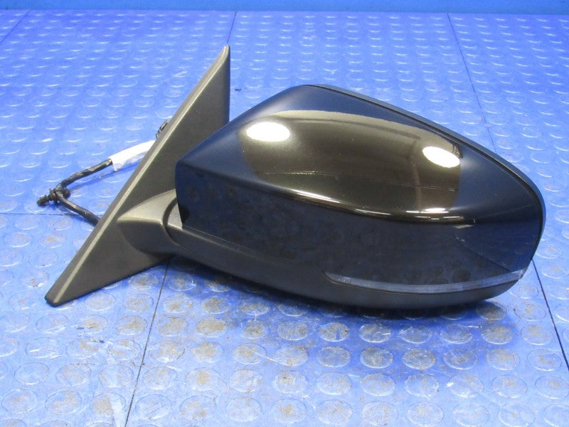 18-21 Maserati Ghibli Left Driver Power Door Mirror Blind Spot Black 3