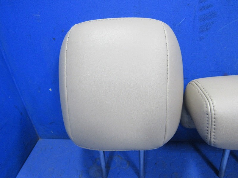 13-16 Nissan Pathfinder Rear 2nd Row Headrests Head Rests Set Tan Leat