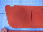 87-96 F150 F250 F350 Bronco Right Left Sun Visor Shade Red Pair Set 54