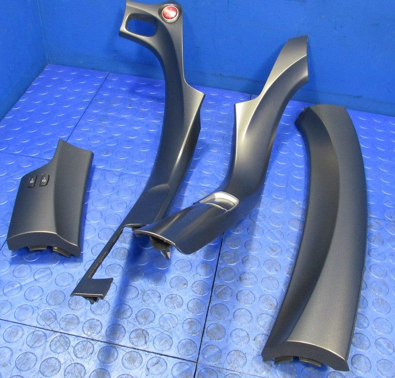 09-14 Acura TL Dash Trim Finish Panel Garnish Set Gray W/ Start Button