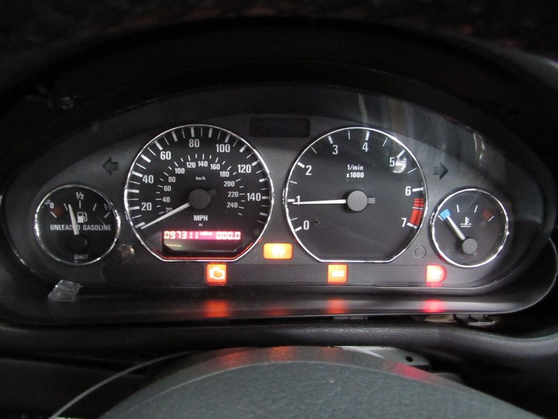 96-02 BMW Z3 Roadster AC Heater Climate Control Panel W/O Bezel