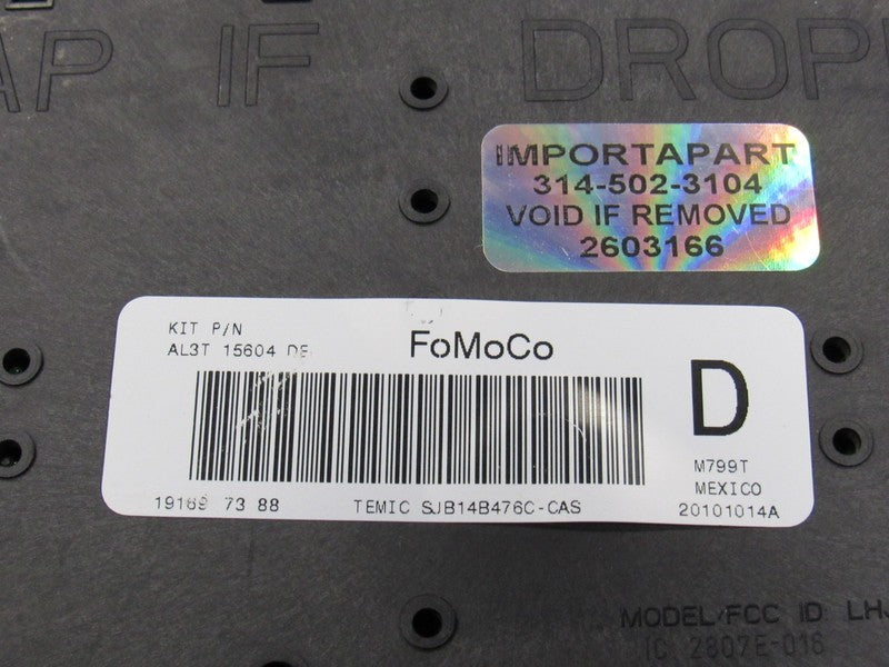 10 Ford F150 BCM SJB Smart Junction Fuse Relay Box Block AL3T-15604-DE