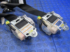 16-21 Honda Civic Sedan Front LH Driver RH Passenger Seat Belt SET Bla