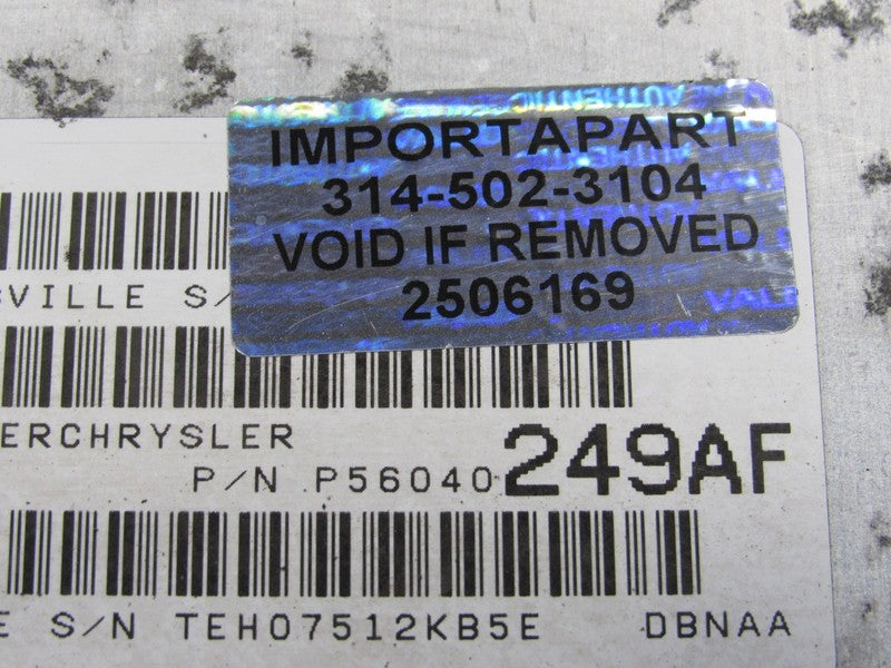 PROGRAMMED PLUG & PLAY 01 Dodge Durango 4.7L ECM 56040249AF 249 PROG 6