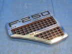 08-10 Ford F250 Super Duty XLT Power Stroke LH Driver Fender Badge Emb