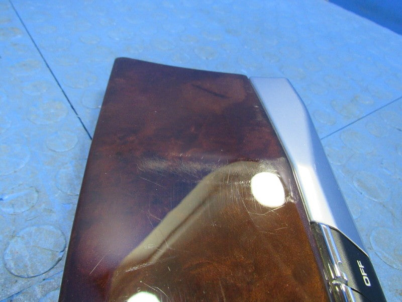 10-16 Porsche Panamera Front Left Inner Door Panel Finish Trim Dark Wa