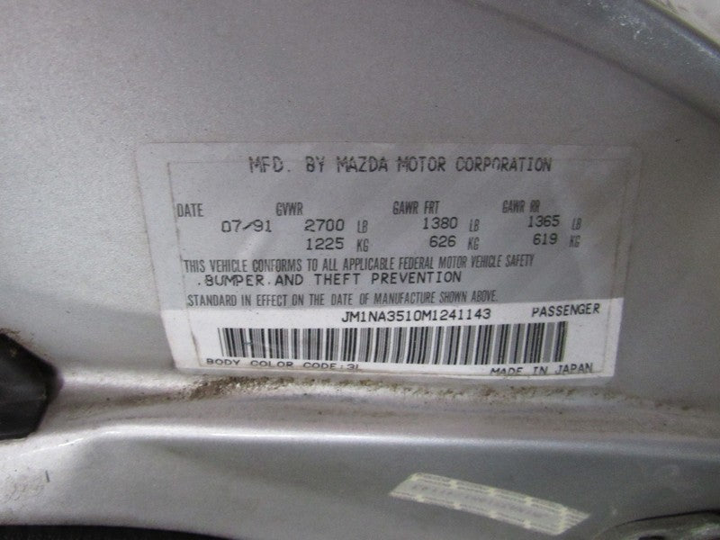90-96 Mazda Miata MX-5 NA Instrument Cluster Speedometer Odometer 2018