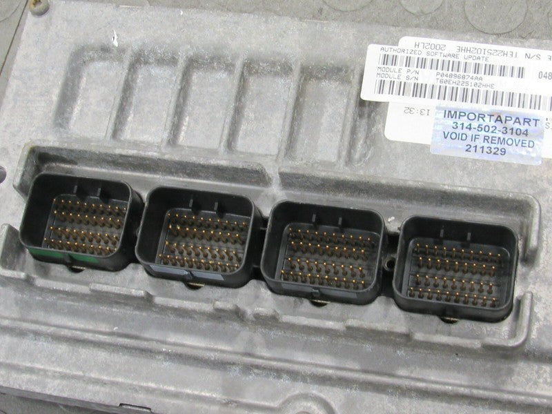 PLUG & PLAY 02 300M Concorde Intrepid 3.5 Engine Computer ECU 04896874