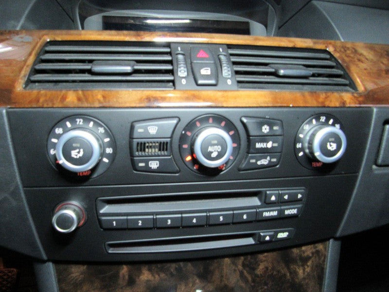 08-10 BMW 528 535 550 AC Heater Climate Control Panel