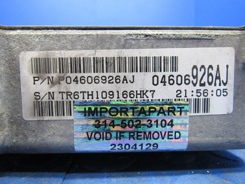 01 Stratus Sebring TCU TCM Transmission Control Module Unit 04606926AJ