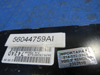 PLUG & PLAY 06 Grand Cherokee 3.7L Engine Computer ECU 56044759 PROG 2
