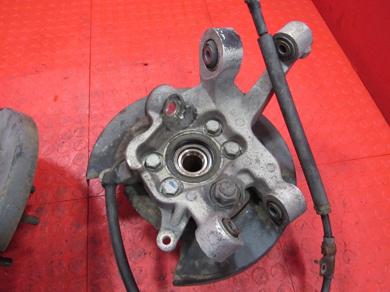 90-96 300ZX Z32 Rear Hub Knuckle Pair Set E-Brake 5 Lug Swap 240SX S13