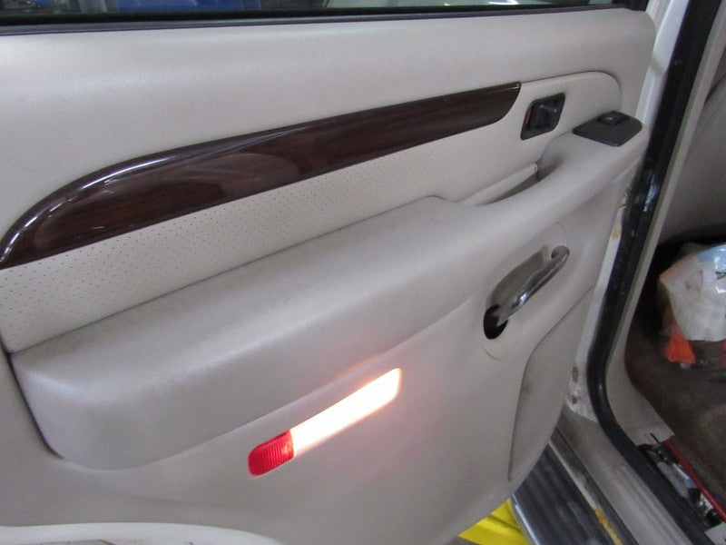03 Escalade Left LH Driver Side Rear Door Trim Panel Shale