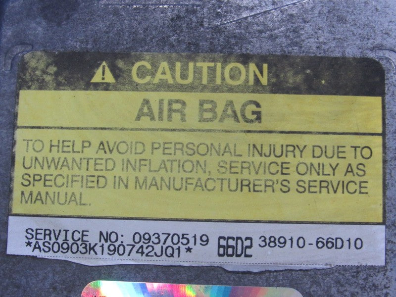99-04 Chevrolet Tracker LH SRS Airbag Air Bag Bag Set W/ Module Gray 3