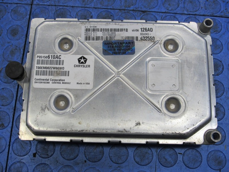 PROGRAMMED PLUG & PLAY 12 Dodge Charger 5.7L V8 ECM 05156126AD 126 PRO