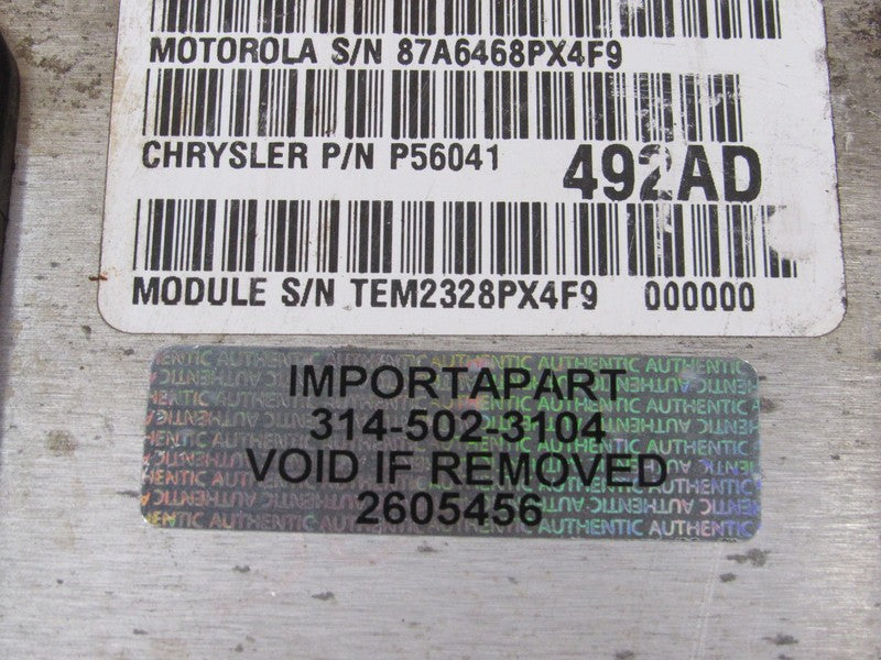 PLUG & PLAY 99 Jeep Cherokee XJ 4.0 4x4 ECU Engine Computer 56041492 P