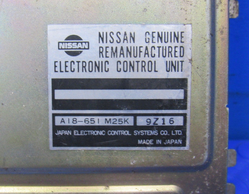 86 Nissan 300ZX VG30E A/T ECU ECM PCM Engine Computer A18-651 M25K REM