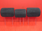 09-13 Honda Fit Rear Seat Headrests Head Rest Set of Three Black Cloth