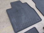 07-13 Acura MDX Accessory Black Rubber All Season Floor Mats Set OEM 4