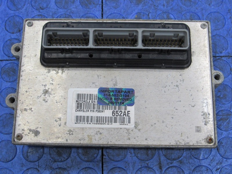 PROGRAMMED PLUG & PLAY 00 Jeep Wrangler TJ 4.0L MT ECU 56041652AE 652 