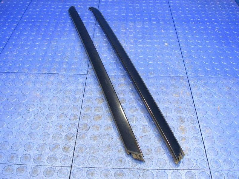 04-10 BMW X3 Black Sapphire Metallic Windshield Molding Trim Set A-Pil