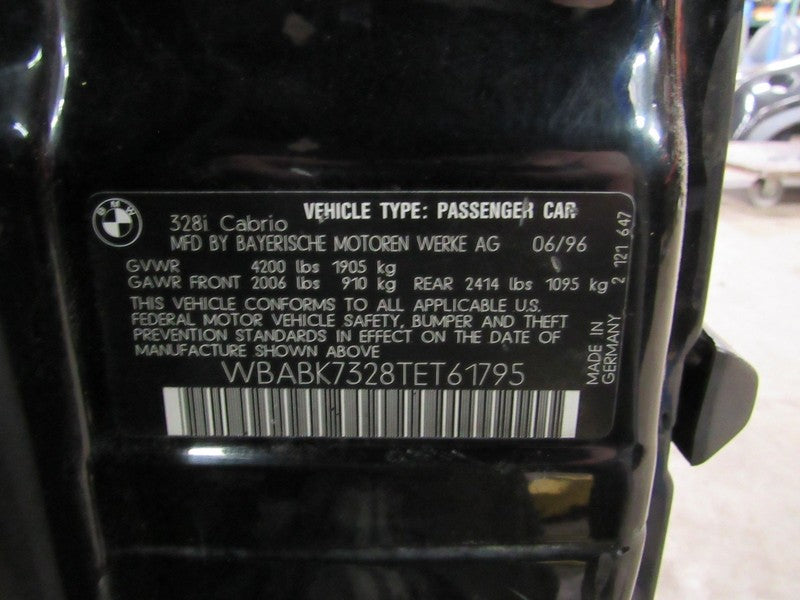 92-99 BMW 318 325 328 2DR E36 Right RH Passenger Power Door Mirror Sch