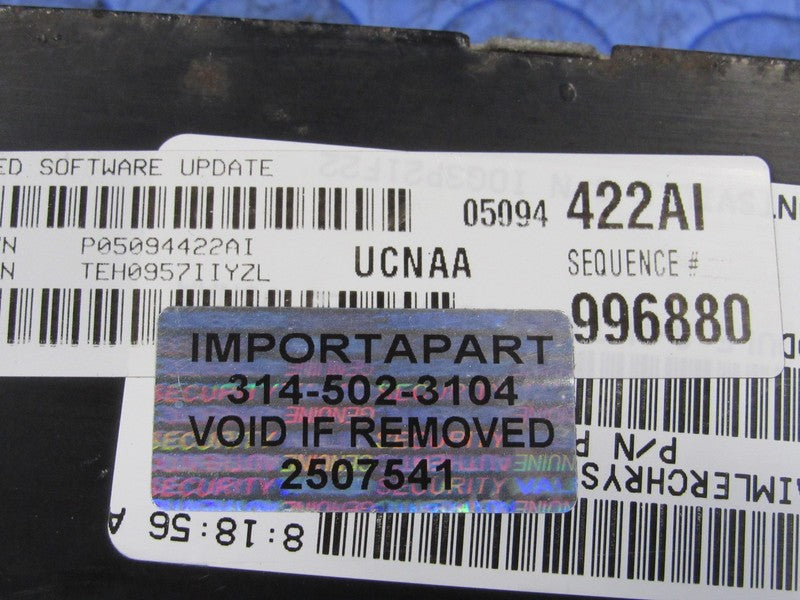 PLUG & PLAY 07 Dodge Ram 1500 4.7 AT FFV Engine Computer ECU 05094422 