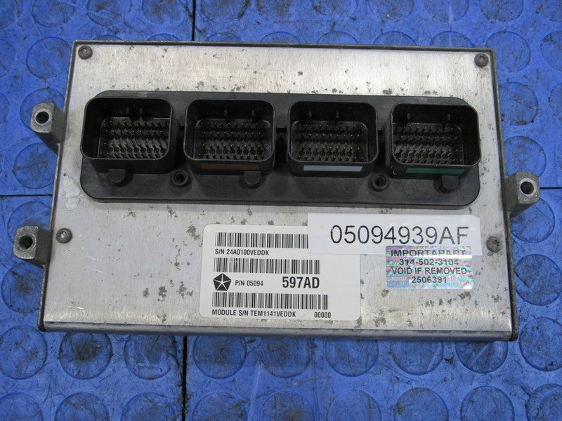 PROGRAMMED PLUG & PLAY 06 Jeep Liberty KJ 3.7L AT ECM 05094939AF 939 P