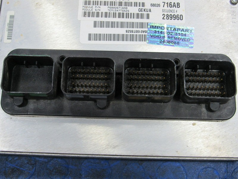PROGRAMMED PLUG & PLAY 07 Jeep Commander 3.7L 2WD ECU 68026716AB 716 P