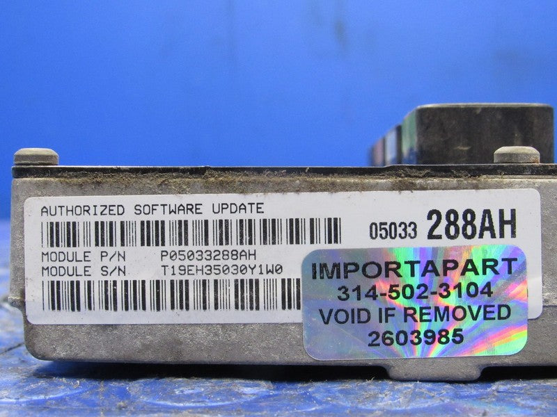 PROGRAMMED PLUG & PLAY 04 PT Cruiser Turbo HO AT ECU 05033288AH 288 PR