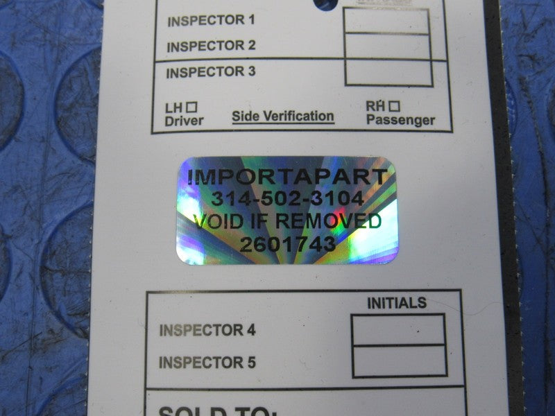 99-02 BMW Z3 M Coupe Hatch Liftgate Trunk Seal Rubber Weather Strippin