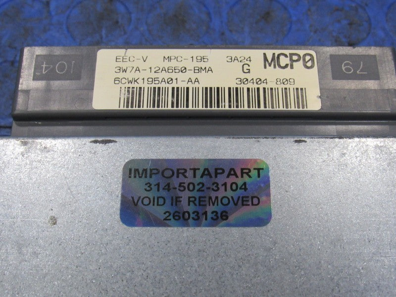 03 Crown Victoria Grand Marquis ECU ECM PCM Engine Computer 3W7A-12A65