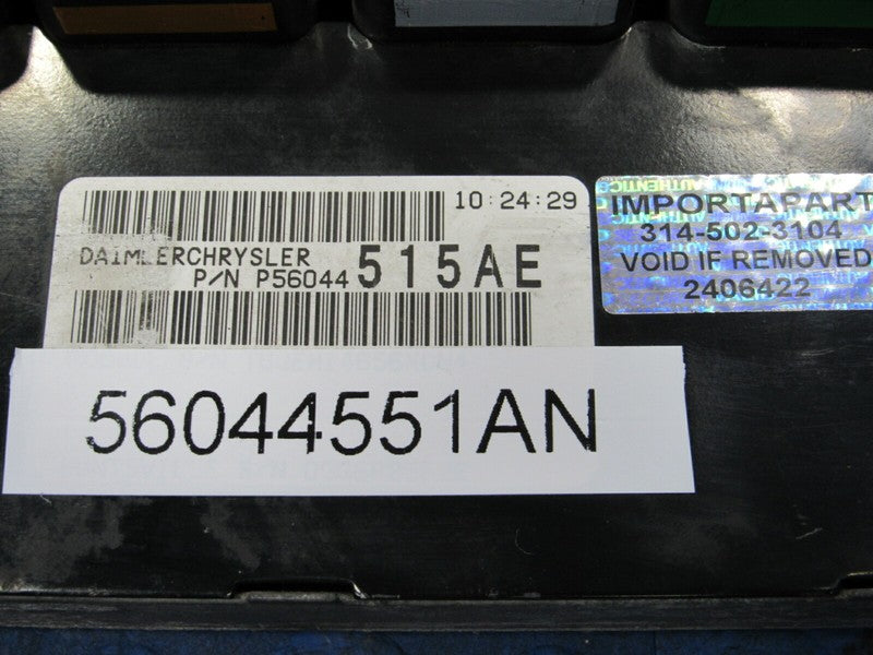 PROGRAMMED PLUG & PLAY 05 Grand Cherokee WK 4.7 2WD ECM 56044551AN 551