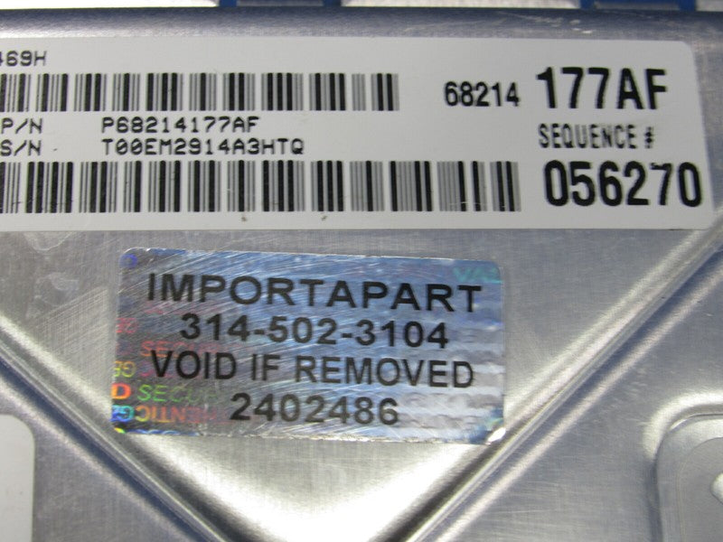 PLUG & PLAY 14 Charger 300 3.6L AWD Engine Computer ECU 68214177 PROG 