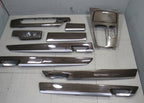 09-15 BMW 7 series F01 Interior Console Door Dash Trim Panel Set Fine 