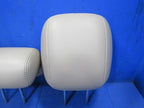 13-16 Nissan Pathfinder Rear 2nd Row Headrests Head Rests Set Tan Leat