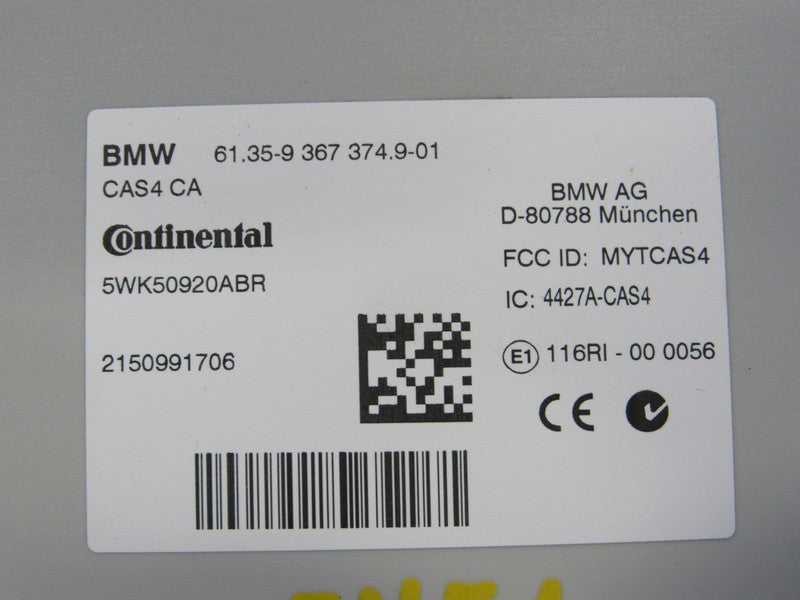 15-16 BMW 535i F10 AT DME CAS ECU ECM PCM Engine Computer Key Set 8 63