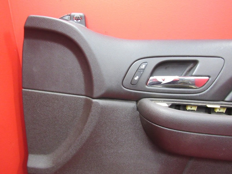 07-09 Yukon Tahoe Suburban Front Right Passenger Door Panel Ebony Blac