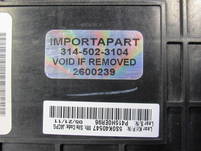 11-12 Ford F150 BCM SJB Smart Junction Fuse Relay Box Block BL3T-15604