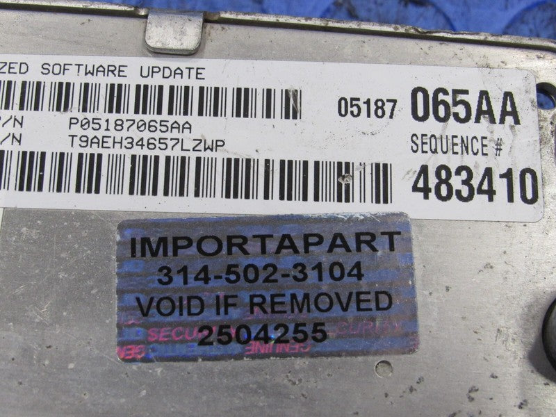 PLUG & PLAY 06 Charger Magnum 300 3.5L Engine Computer ECU 05187065 PR