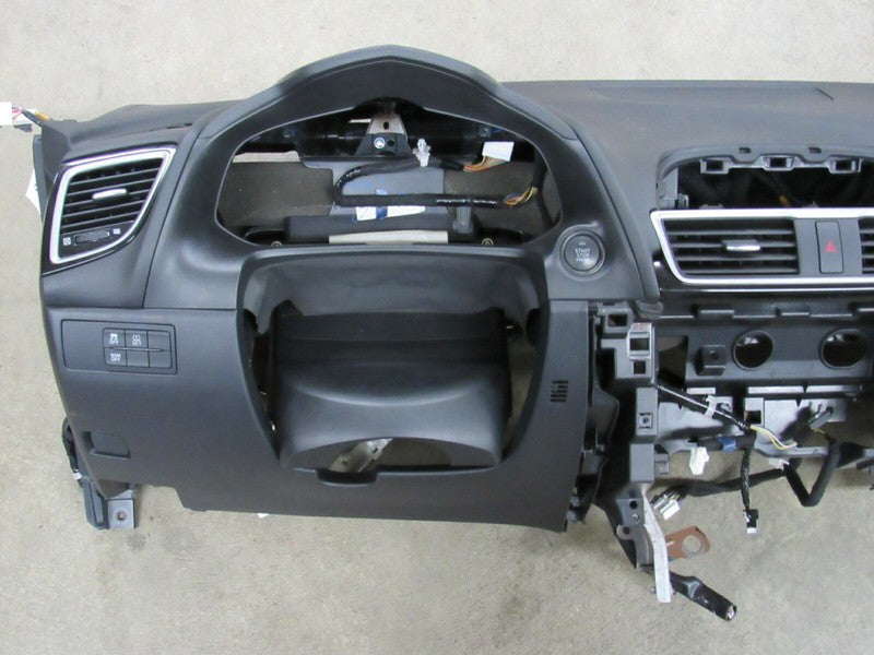 14-18 Mazda Mazda3 Dashboard Assembly Instrument Panel W/ Brace & Harn