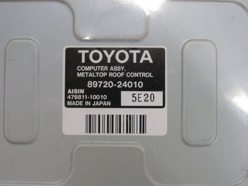02-08 Lexus SC430 Convertible Top Control Module P/N 89720-24010