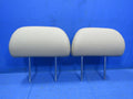 08-13 Toyota Highlander Second Row Rear Seat Headrests Tan Leather Set