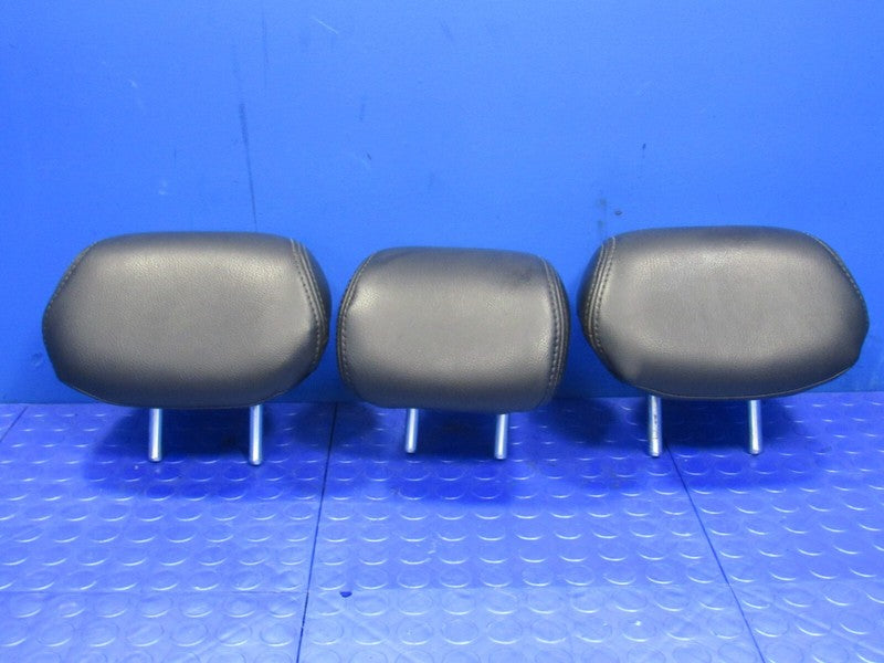 12-13 Honda Civic Si Coupe Rear Row Seat Headrest Head Rest Black Leat