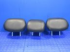 12-13 Honda Civic Si Coupe Rear Row Seat Headrest Head Rest Black Leat