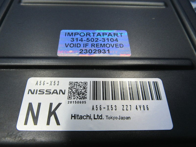 04-05 Nissan Maxima VQ35DE 6 Speed MT ECU ECM Engine Computer A56-X53 