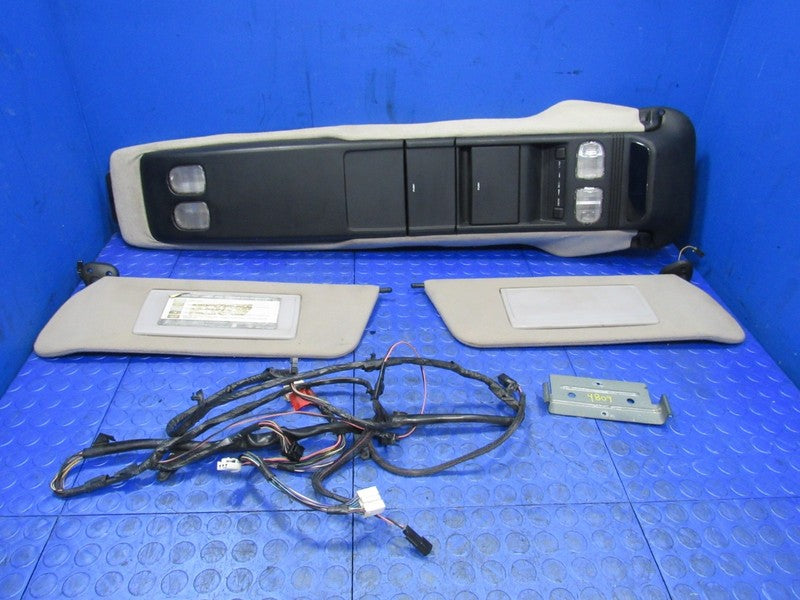 97-01 Jeep Cherokee XJ Overhead Roof Console Dome Display Info Sunviso