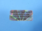 12-20 Chevrolet Sonic Hatchback Liftgate Cargo Cover Shelf Panel OEM B
