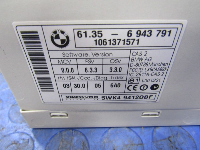 06 BMW 330i E90 N52 AT DME CAS ECU ECM PCM Engine Computer Key Set 756