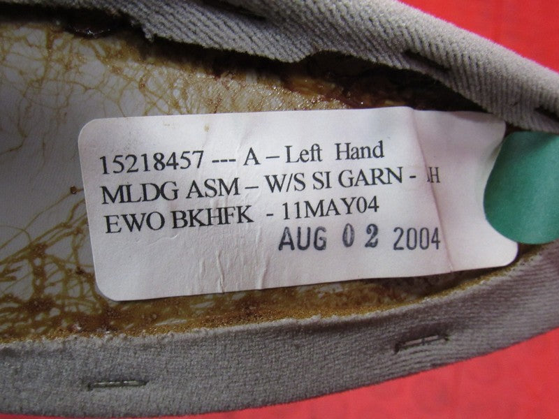 05-06 Escalade Platinum A Pillar Molding Panel Cloth Covered W/ Tweete